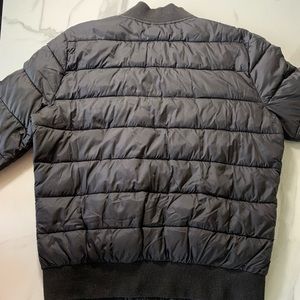 Black puffer jacket